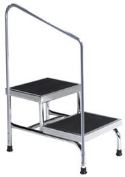Brewer Bariatric Step Stool with Handrail
